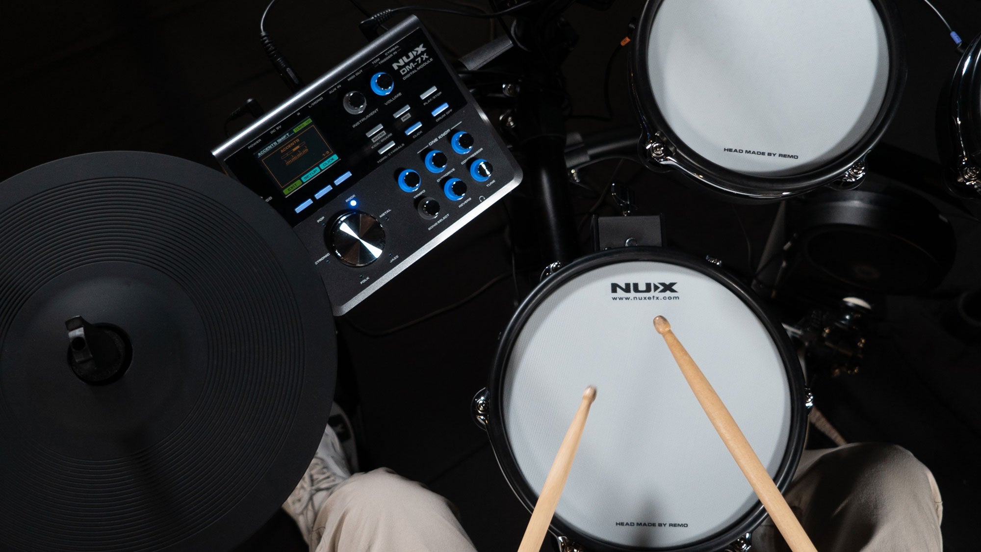 NUX DM 7X DIGITALT TROMMESETT