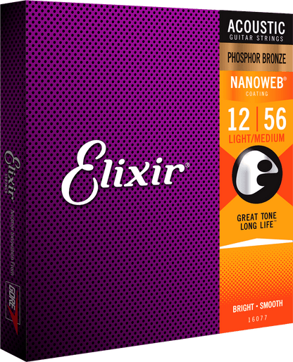 Elixir 16077 Medium Light 12-56