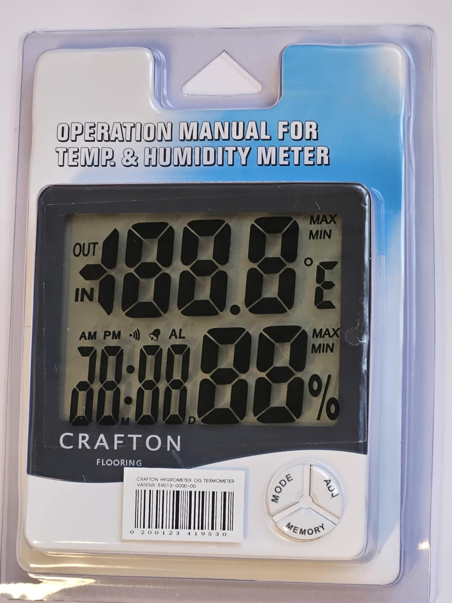Hygrometer og Termometer