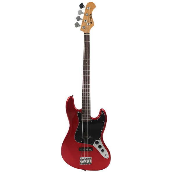 Prodipe JB80 4-Strings Bass Guitar Candy Red