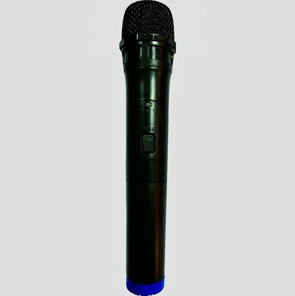 12" Partyhøyttaler m/Lys og 2xTrådløse mikrofoner