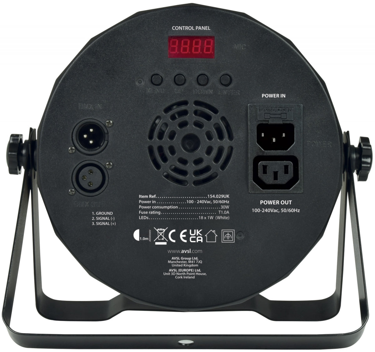 High Power White LED PAR Can