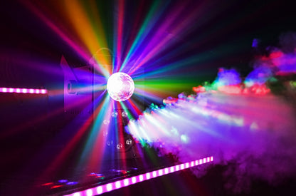 Compact LED Fog Machine with RGB Magic Ball Effect