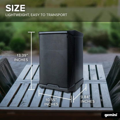 Gemini GPSS-650 aktiv 6,5" PA-høyttaler