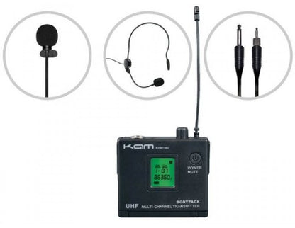KAM KWM1960 BP V2 Trådløs nakkebøylemikrofon sett