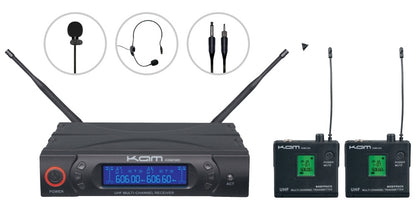 KAM KWM1960 BP V2 Trådløs nakkebøylemikrofon sett