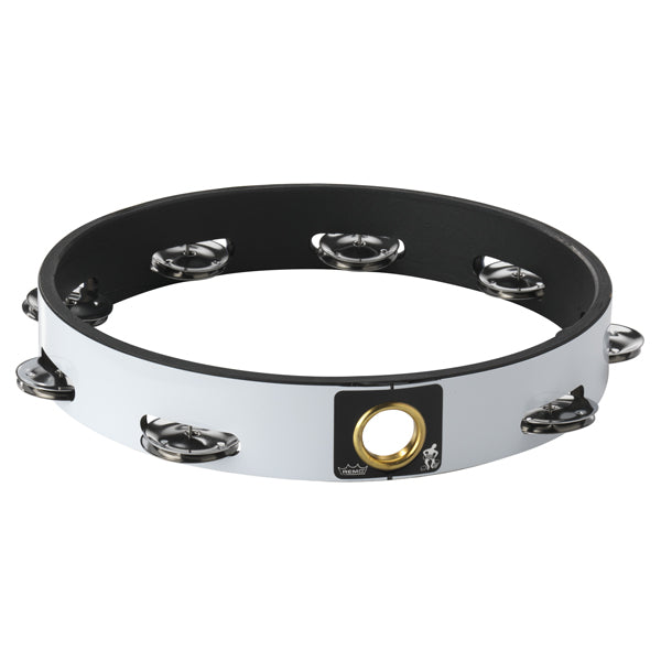 Remo Tambourine 10″ Single Row White