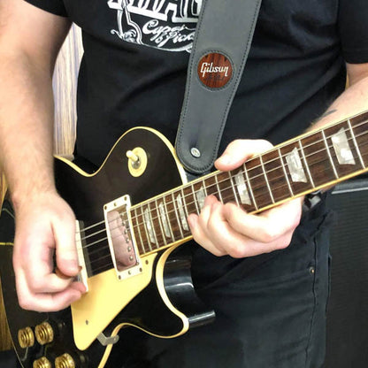 Thalia TH-GIBST-04 Gibson Koa w/Pearl Logo Strap Black
