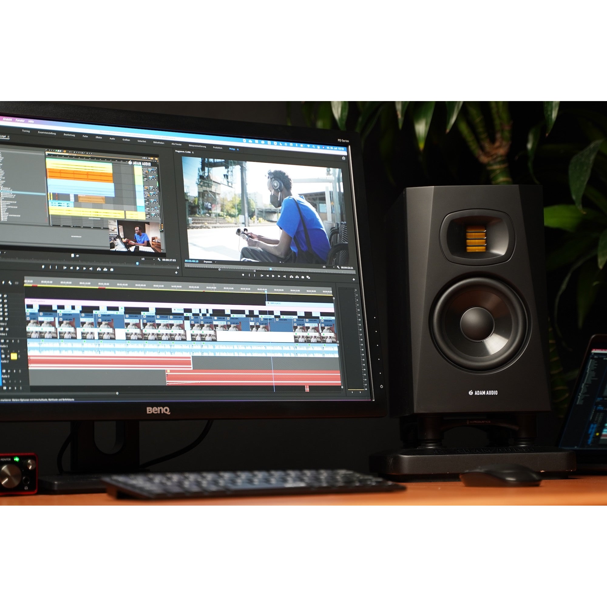 Adam Audio T5V Nearfield Monitor, 2-way, 5 inch woofer