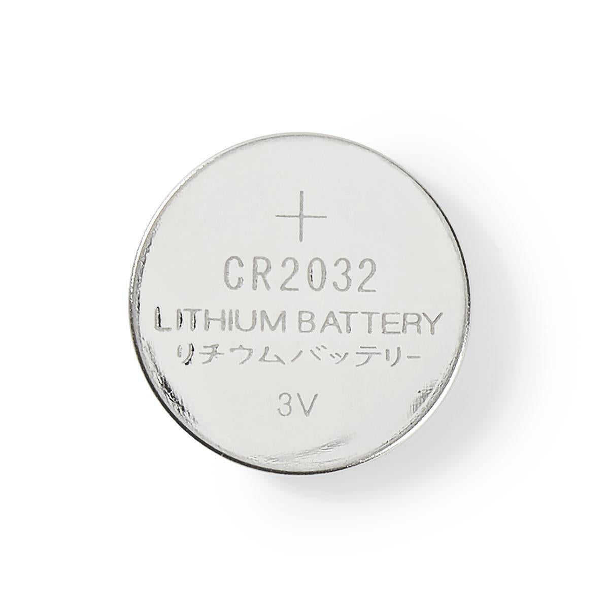 NEDIS Knappecellebatterier, litium, CR2032 3 V, 5 stk