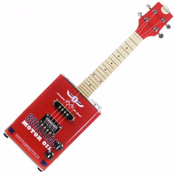 Bohemian BGU15MO Oil Can Ukulele – Motor Oil