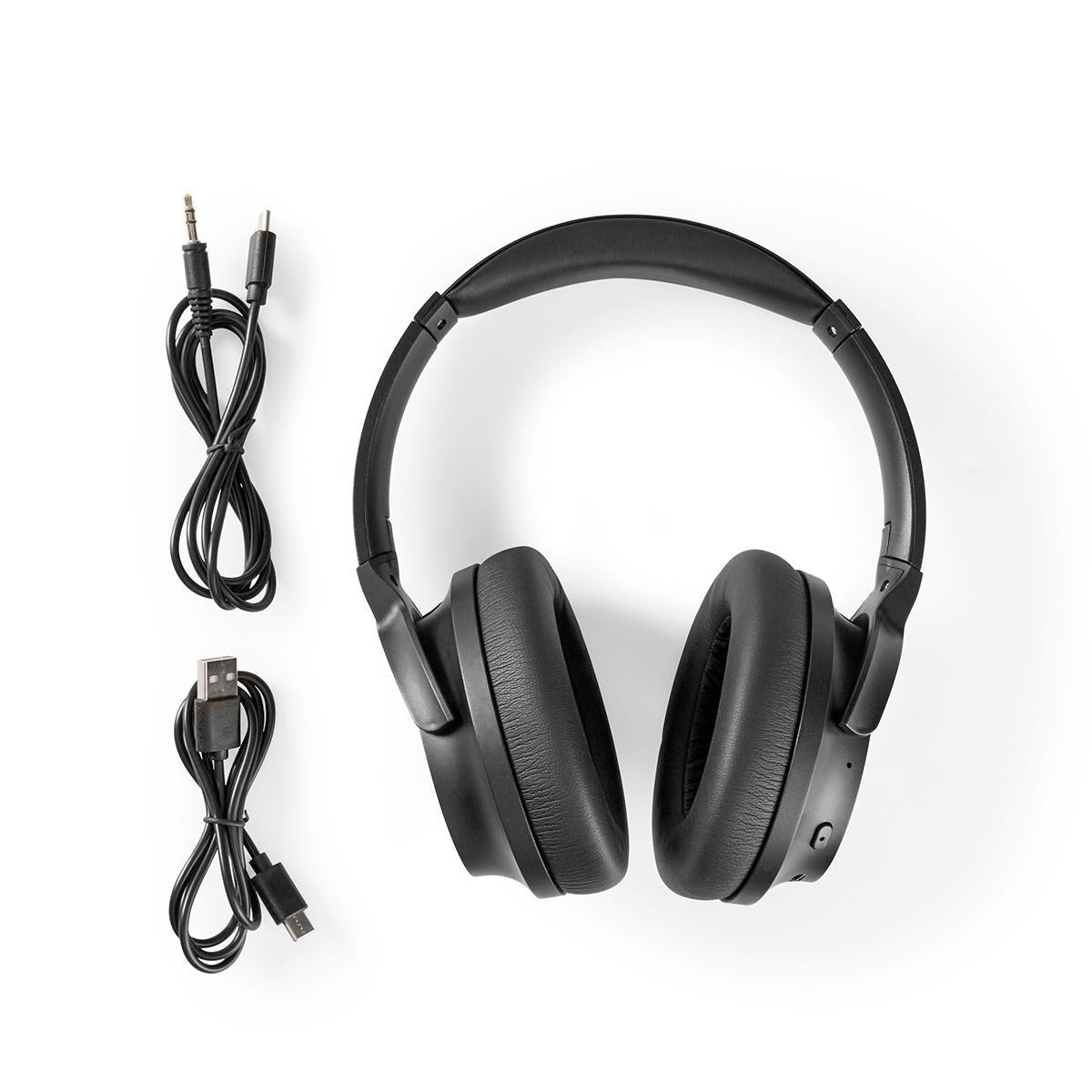 Bluetooth-Hodetelefoner, 24 Timers Spilletid, 25 dB Støyreduksjon. Hurtiglading