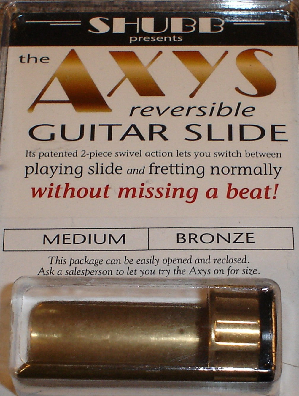 Shubb Axys slide, medium