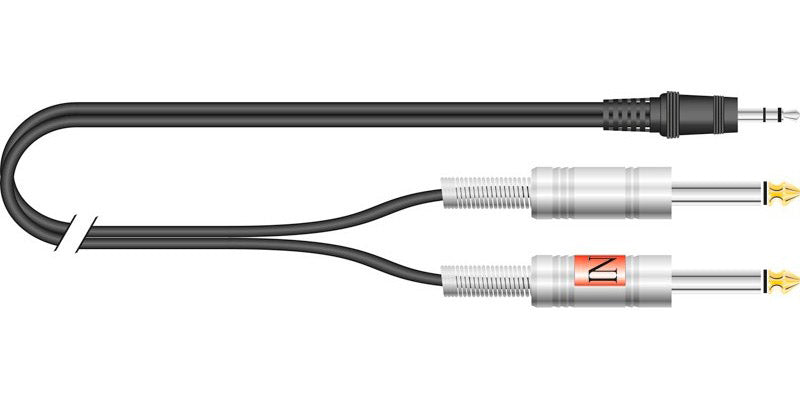 SAFECON AY47 3m 1 st mini jack/2 jack
