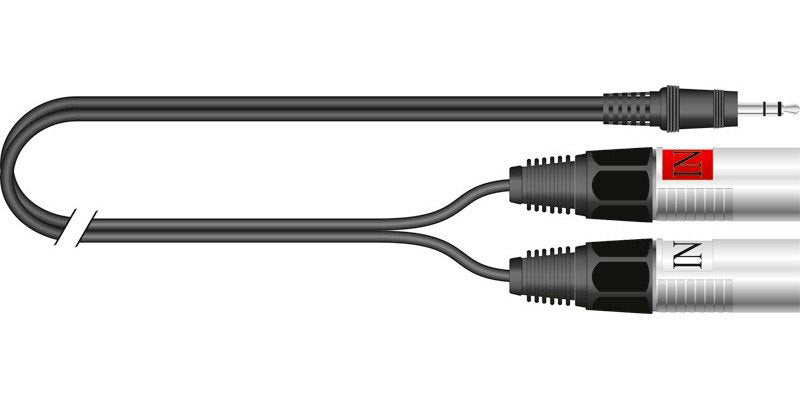 SAFECON AY20 3m 1 Mini Jack/2 XLR