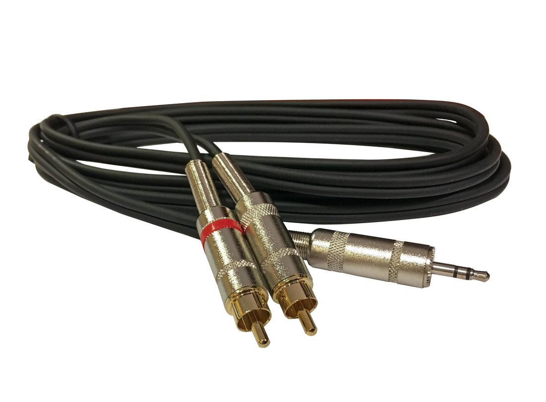 SAFECON AC45GD 3m Mini jack/2 Phono deluxe