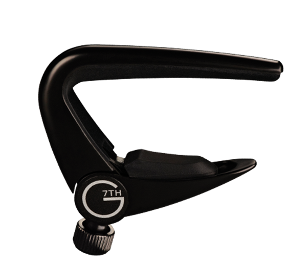 G7th Newport 6 String Black Capo.