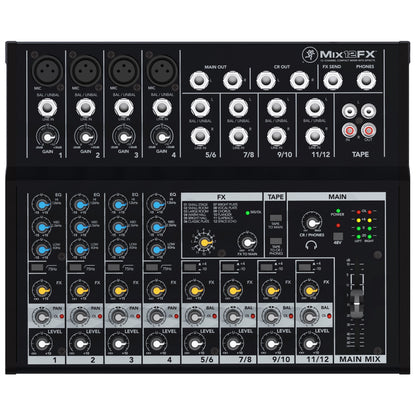 Mackie Mix12FX 12-channel Compact Mixer w/ FX