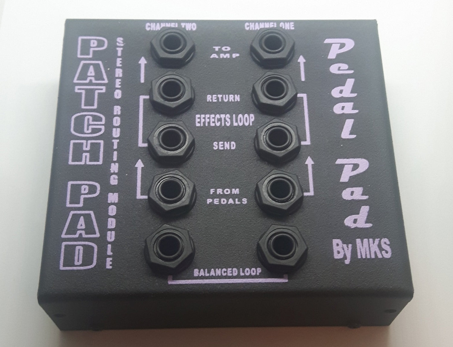 MKS Pedal Pad - Patch Pad -  Stereo Routing Module