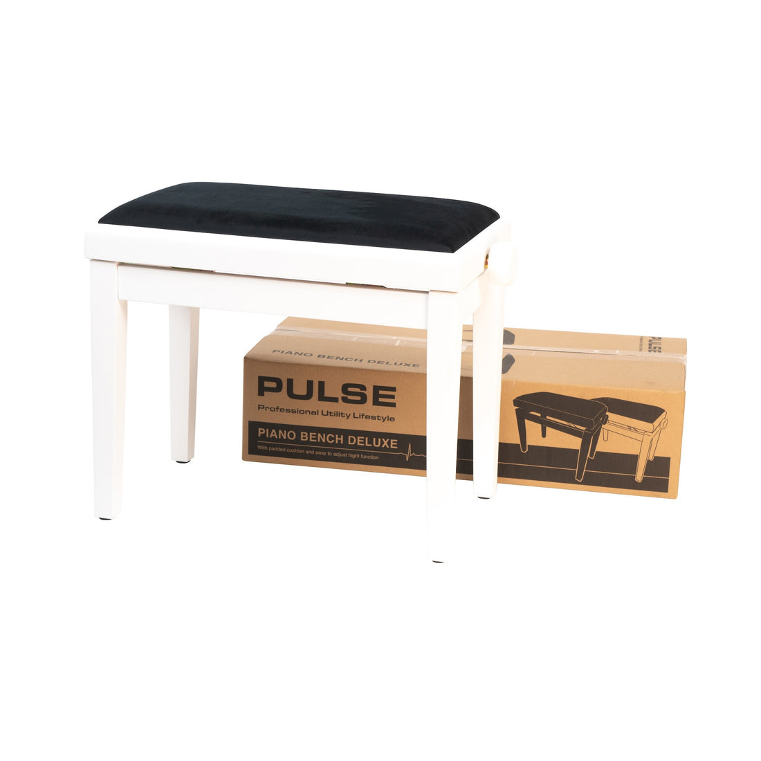 Pulse Pianostol DELUXE vit matt