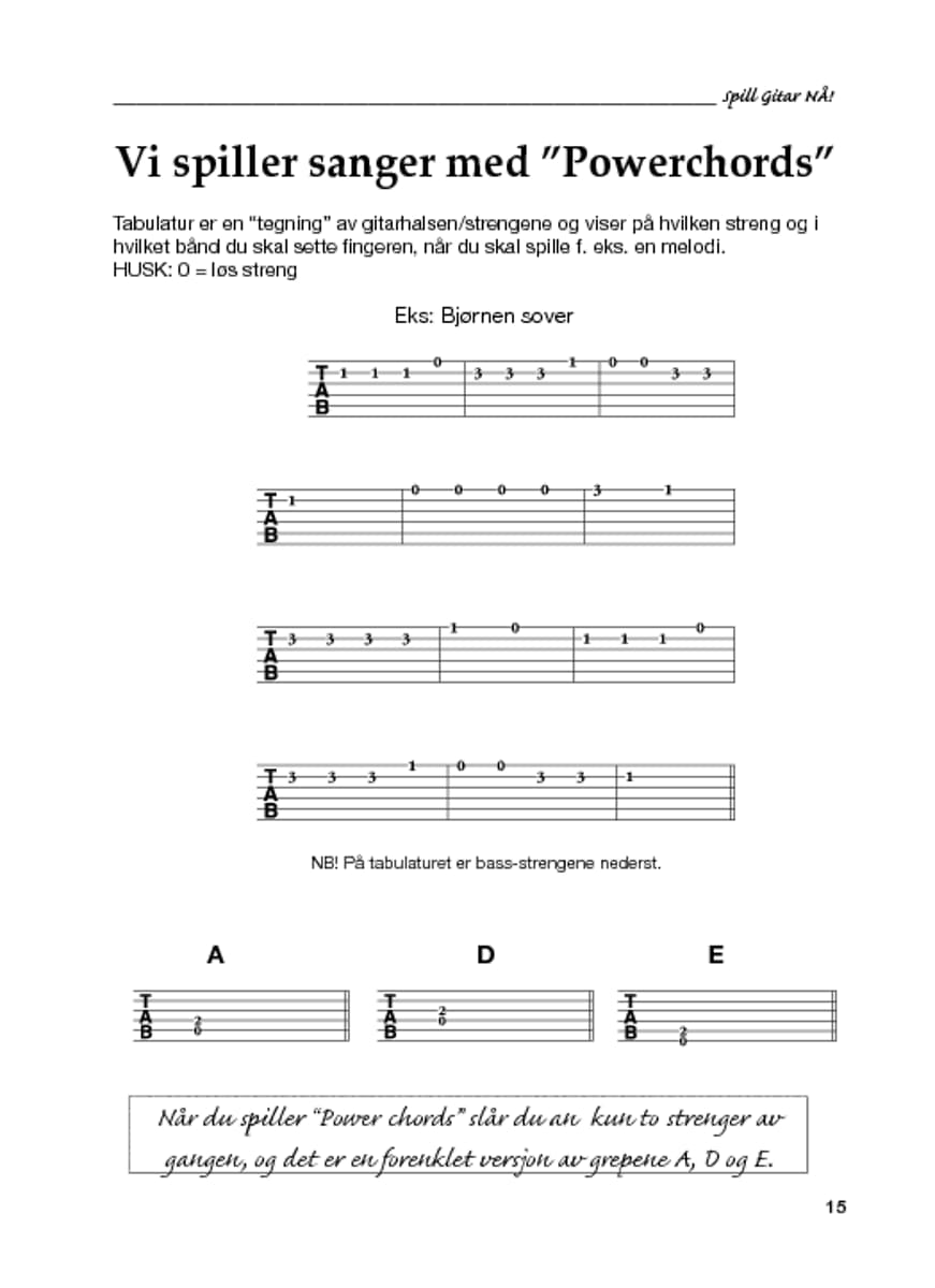 Spill gitar nå!