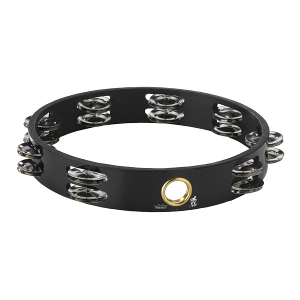 Remo Tambourine 10″ Double Row Black