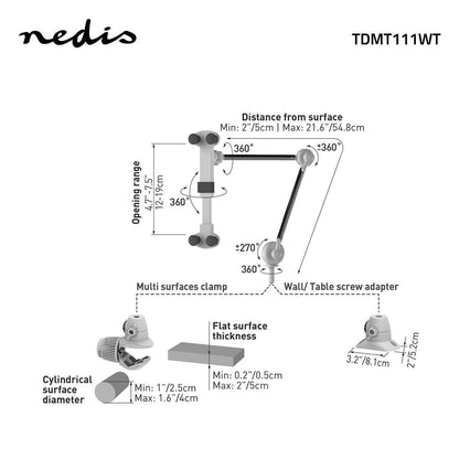 Feste for nettbrett og smarttelefon 4-12 tommer